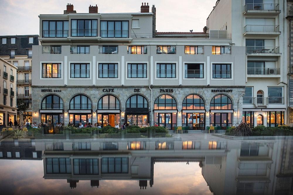 Hotel Le Cafe De Paris Μπιαρίτζ Εξωτερικό φωτογραφία