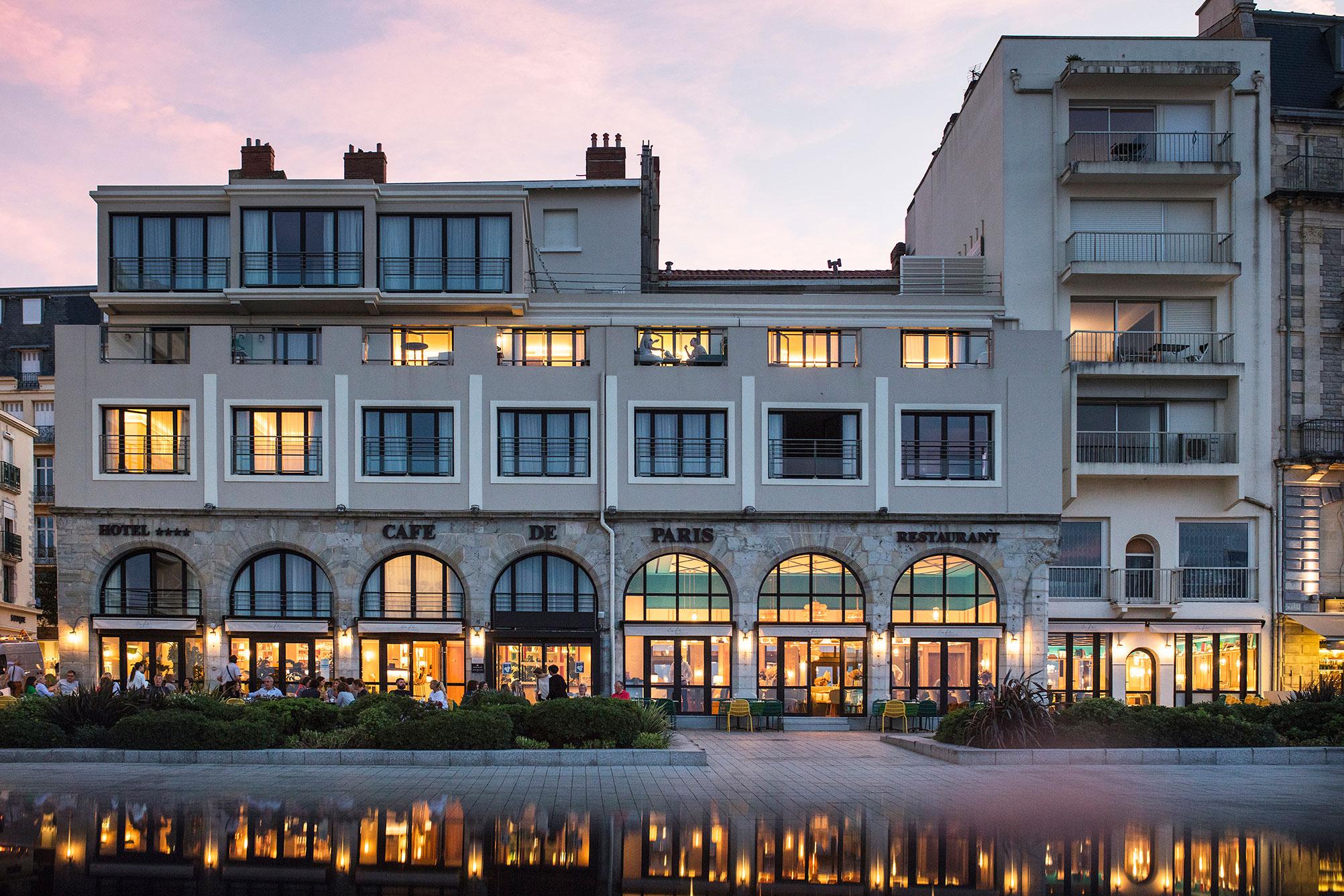 Hotel Le Cafe De Paris Μπιαρίτζ Εξωτερικό φωτογραφία